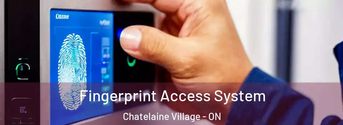  Fingerprint Access System Chatelaine Village - ON
