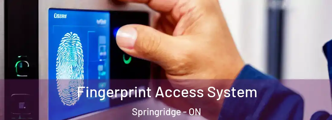  Fingerprint Access System Springridge - ON