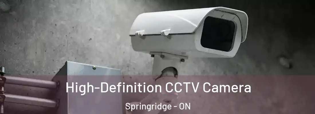  High-Definition CCTV Camera Springridge - ON