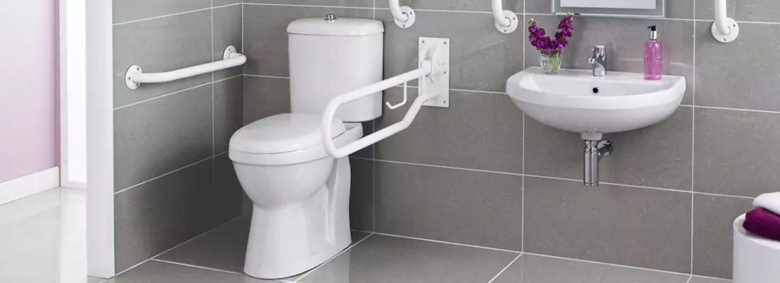 Modern Handicap Bathroom Solutions with Safety Features in Queenswood Village, ON