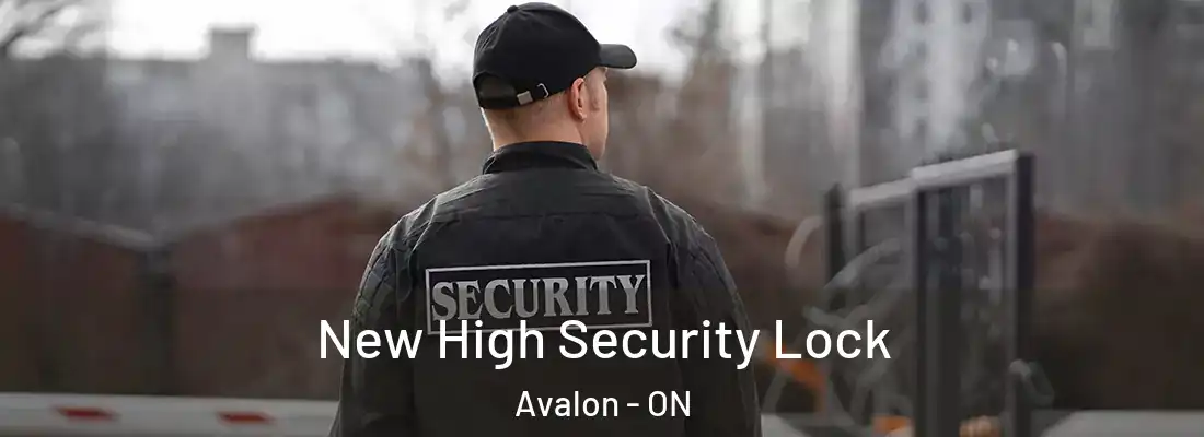  New High Security Lock Avalon - ON