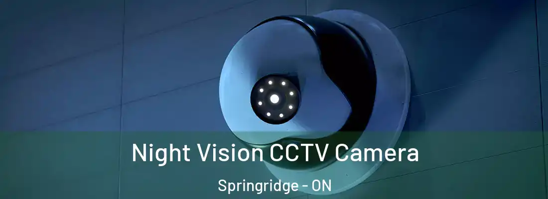  Night Vision CCTV Camera Springridge - ON