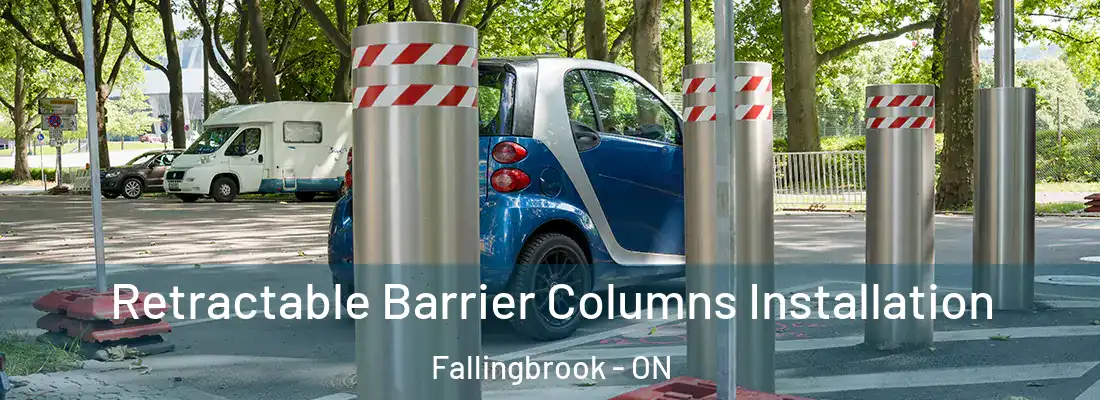  Retractable Barrier Columns Installation Fallingbrook - ON