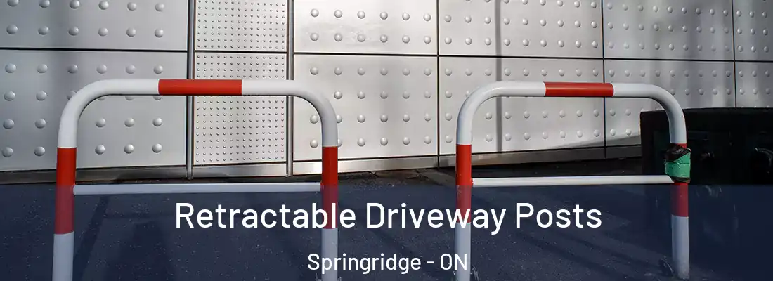  Retractable Driveway Posts Springridge - ON