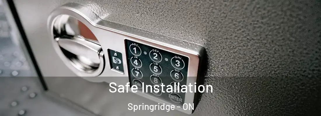  Safe Installation Springridge - ON