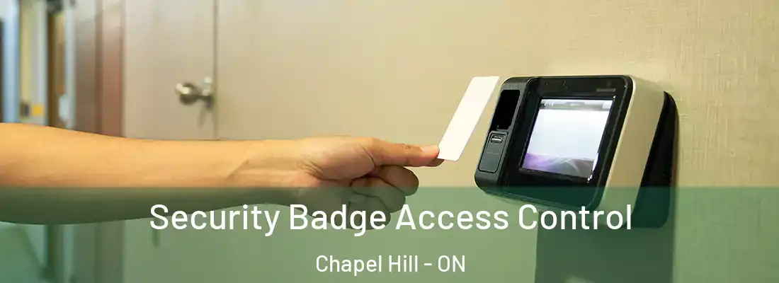  Security Badge Access Control Chapel Hill - ON