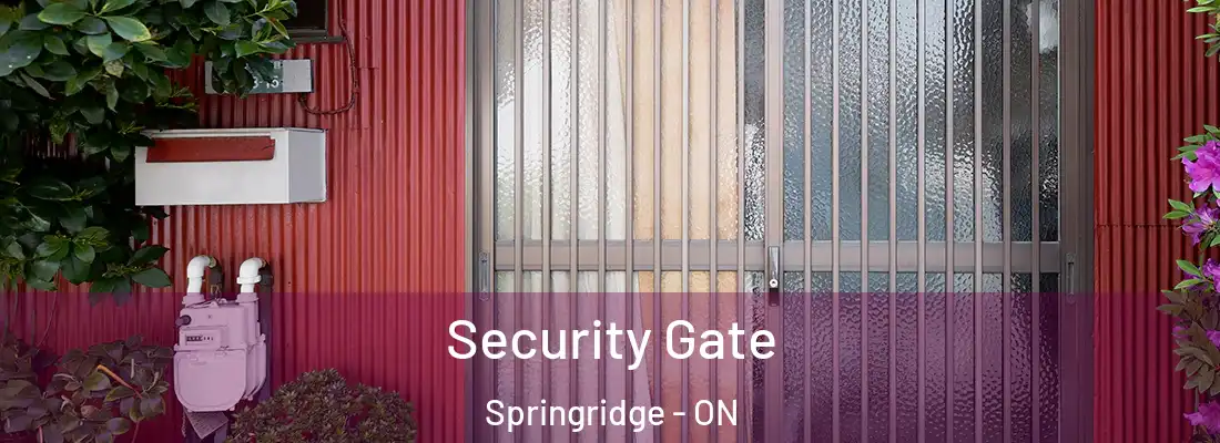  Security Gate Springridge - ON
