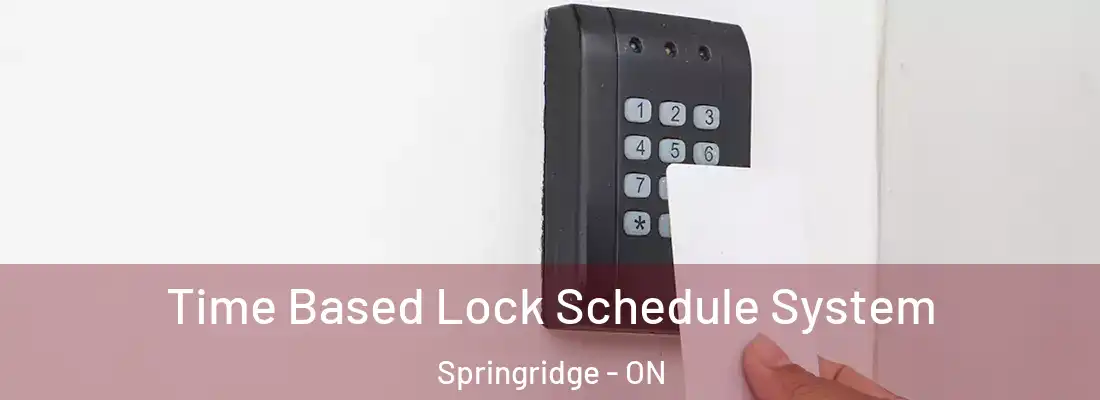  Time Based Lock Schedule System Springridge - ON